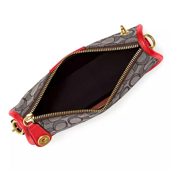 COACH Swinger Signature Jacquard Shoulder Bag - Picture 11 of 11